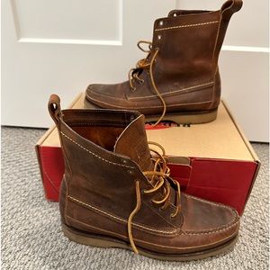Red Wing Heritage 4592-1 Boat Boot 8” Sz 10 J Crew